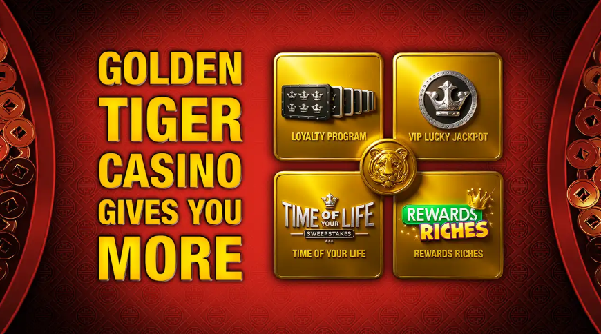 Golden Tiger game lobby — slots and jackpots